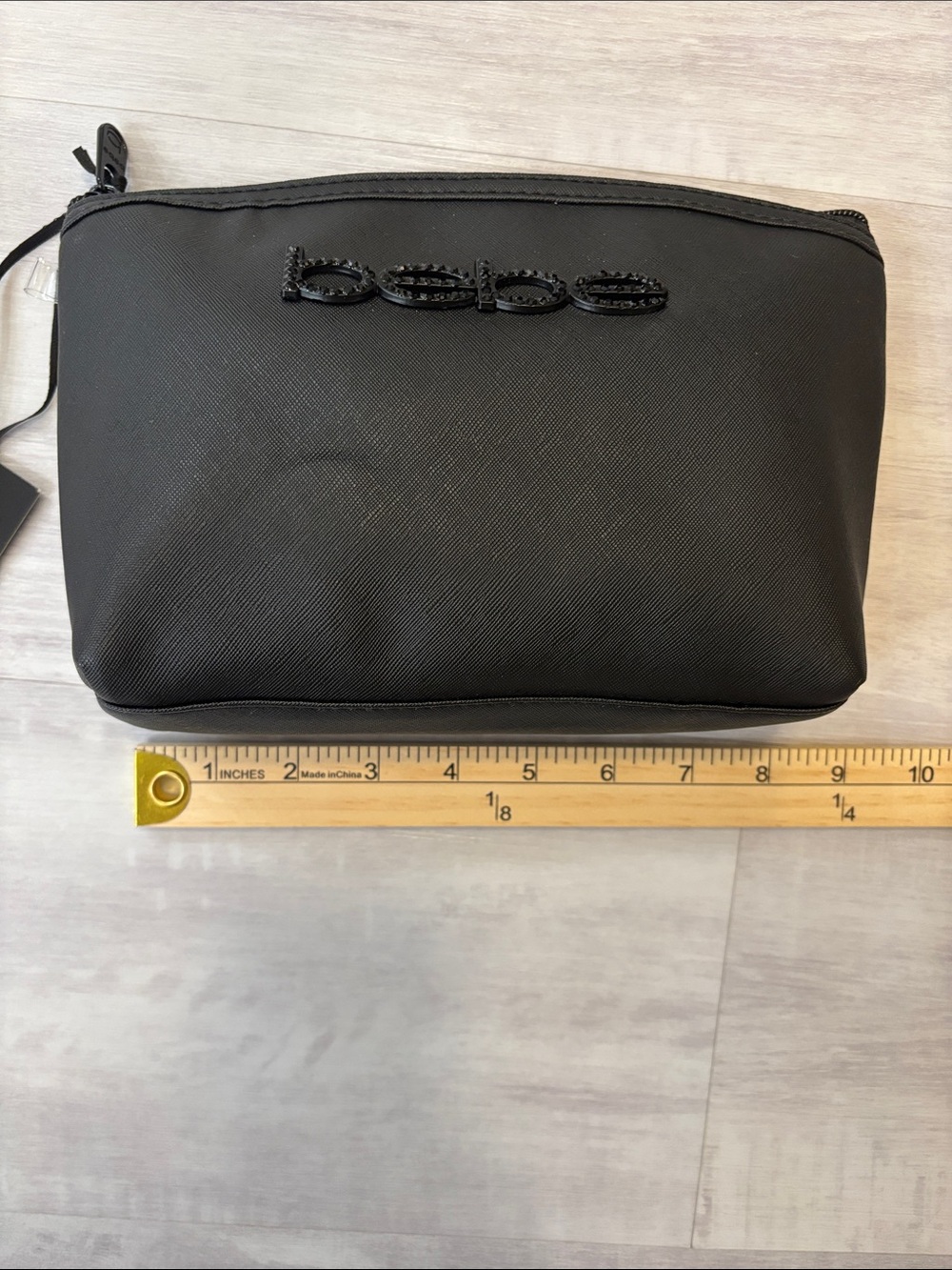 bebe Black Logo Makeup Pouch - Picture 5 of 7